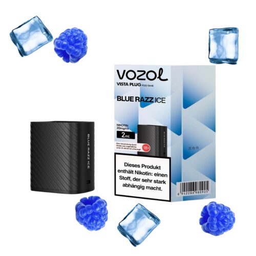 Vozol Vista Plug 2 ml Pod - Blue Razz Ice