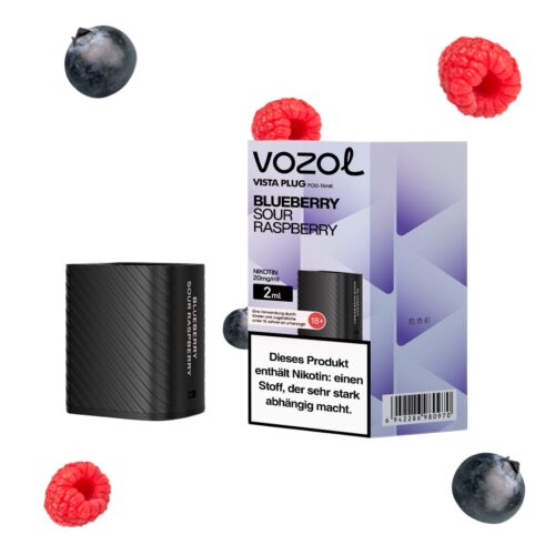 Vozol Vista Plug 2 ml Pod - Blueberry Sour Raspberry