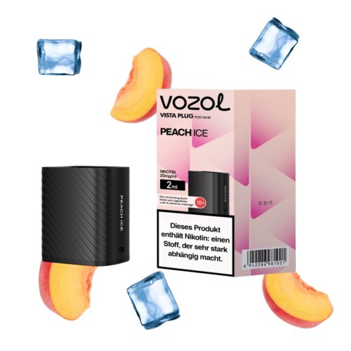 Vozol Vista Plug 2 ml Pod - Peach Ice