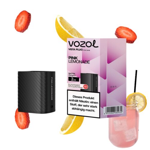 Vozol Vista Plug 2 ml Pod - Pink Lemonade