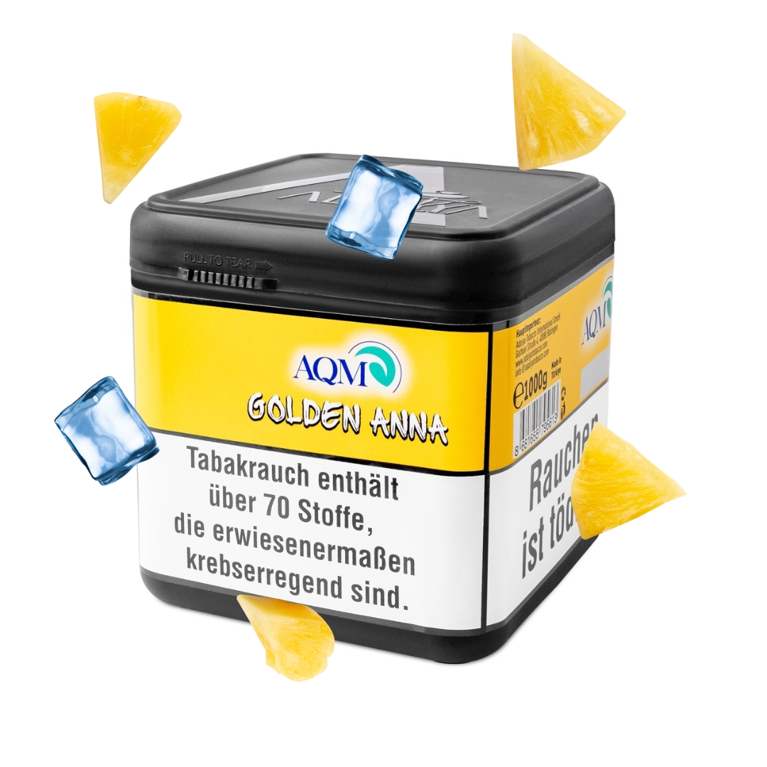 Aqua Mentha 1000g - Golden Anna Blue Horse Shisha Tabak 1000g - Golden Anna – Bild 1