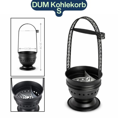 DUM Kohlekorb S – Schwarz – Bild 4