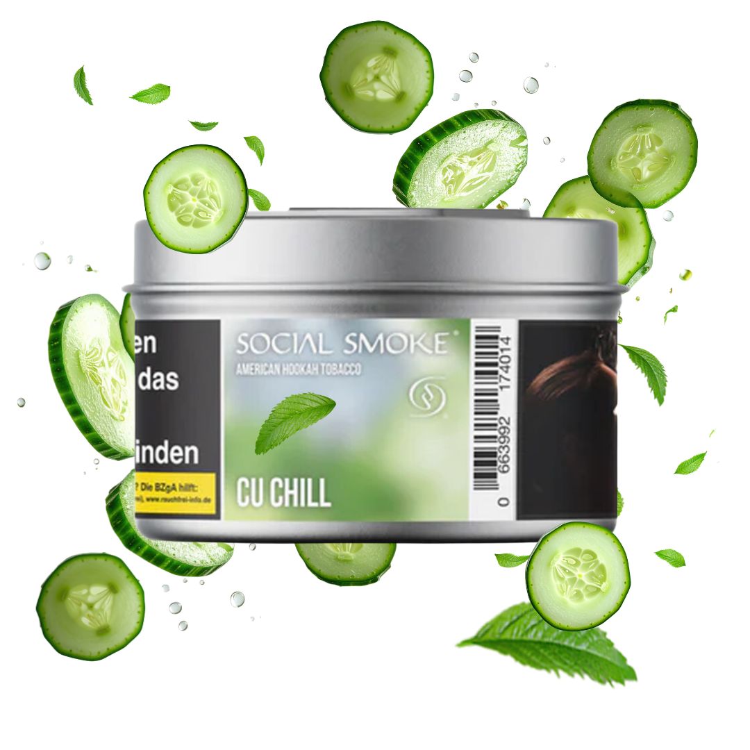 Social Smoke 200g - CU Chill Social Smoke Shisha Tabak 200g - CU Chill – Bild 1