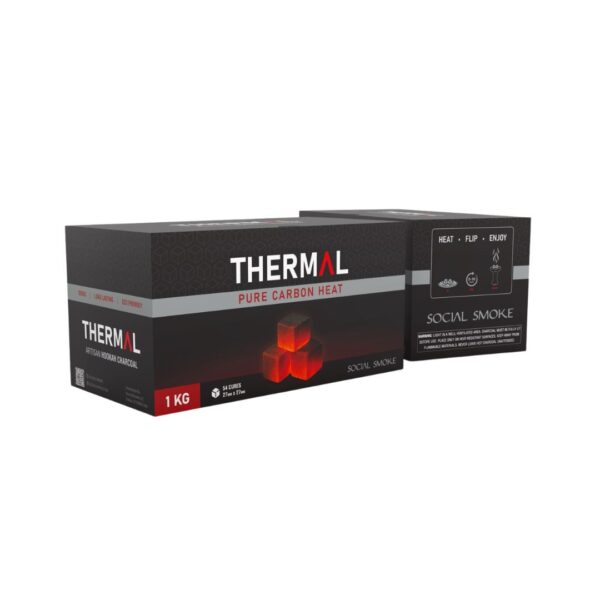 Social Smoke Thermal Naturkohle 1000g - 27er